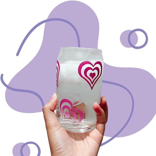 Heart Color Changing Glass Cup