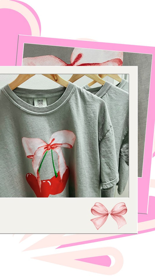 Cherry Bow Tshirt