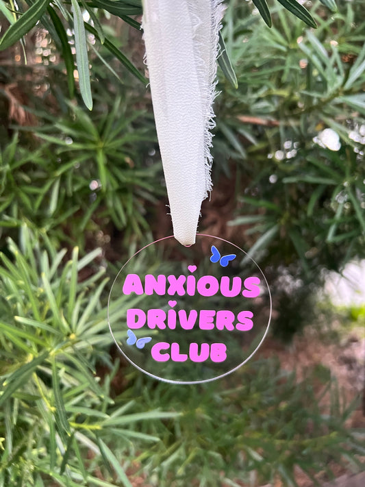 Anxious Drivers Club Car Charm