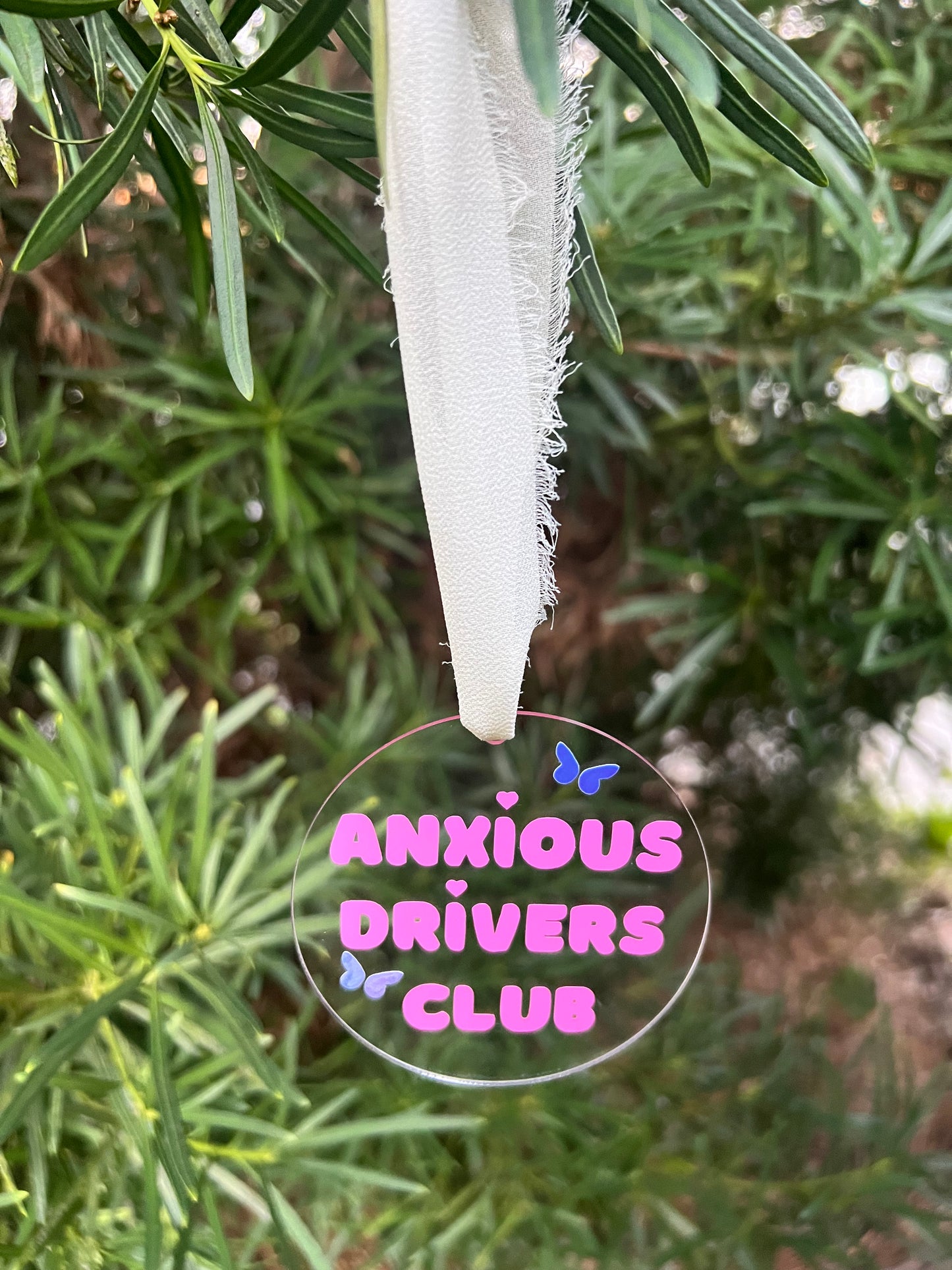 Anxious Drivers Club Car Charm